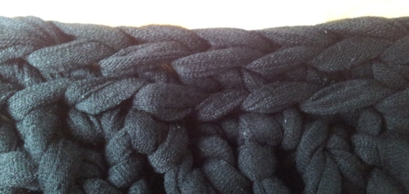 Crochet top of bag